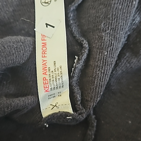 Free People Fp Beach Palm Tunic Black XS - Picture 5 of 7